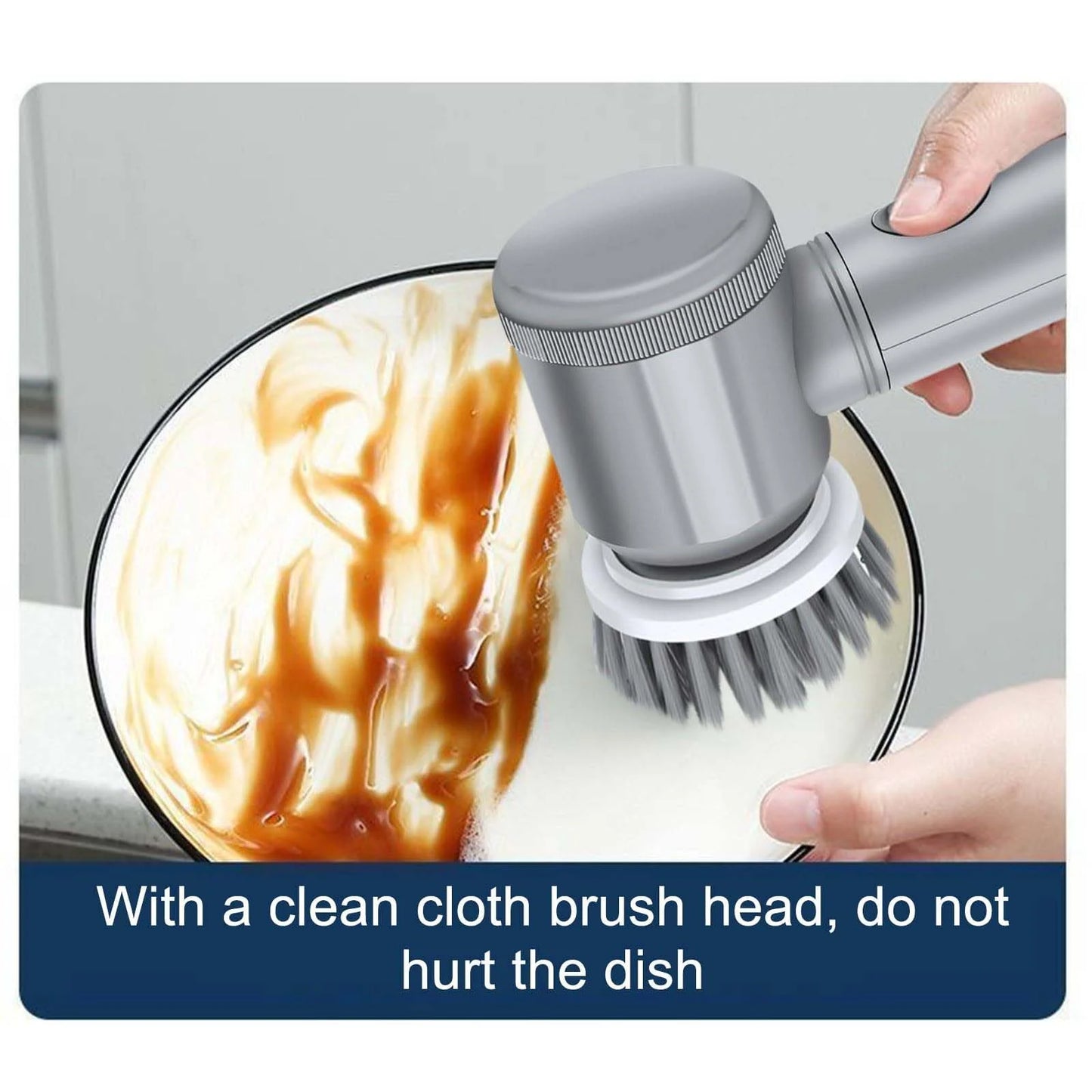 Clearance! Electric Scrubber Electric Cleaning Brush Cordless Power Scrubber with 5 Replaceable Brush Heads Handheld Power Shower Scrubber for Bathtub Floor Wall Tile Toilet Dish Towels for Kitchen