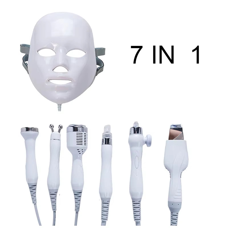 6 in 1 Small Bubble Aqua Care Hidra Oxygen Facial Skincare Machine Deep Cleaner Hydra Scrubber Facial Microdermabrasion Machine