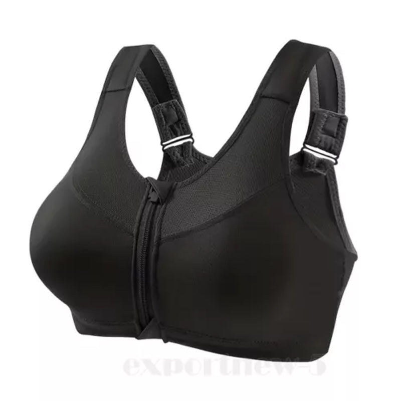 Women'S Posture Corrector Bra Wireless Back Support Front Closure Bra plus SIZE