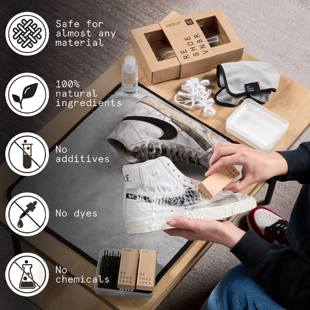 Reshoevn8R - Essential Shoe & Sneaker Cleaning Kit