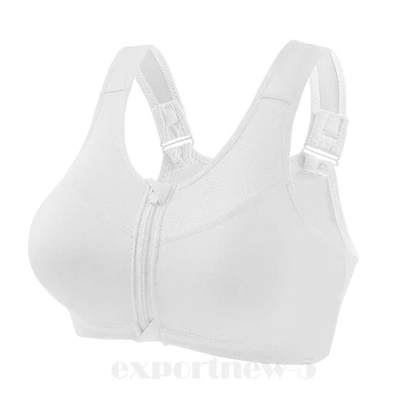 Women'S Posture Corrector Bra Wireless Back Support Front Closure Bra plus SIZE