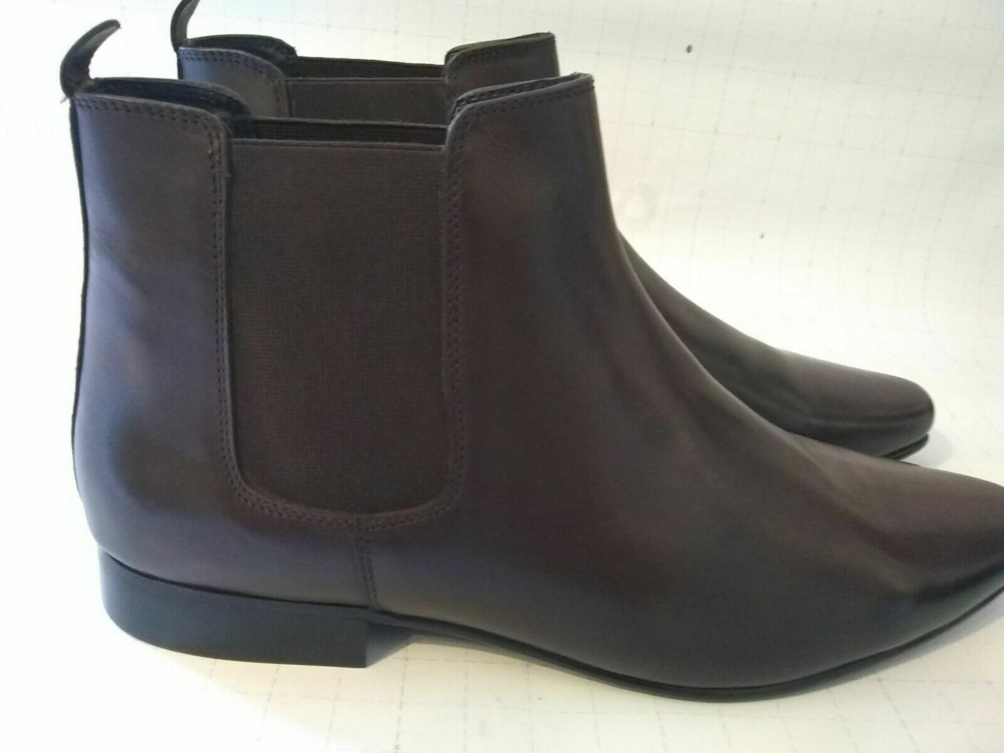Kurt Geiger KG Harvey Men'S Dark Brown Leather Chelsea Dealer Boots- UK 42
